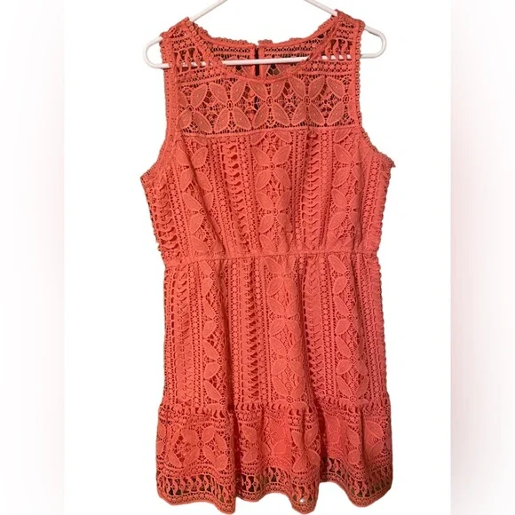 petite white lace dress Tea n Rose Petite Zip Up Lace Dress White Dress – 39 & Main main image 1